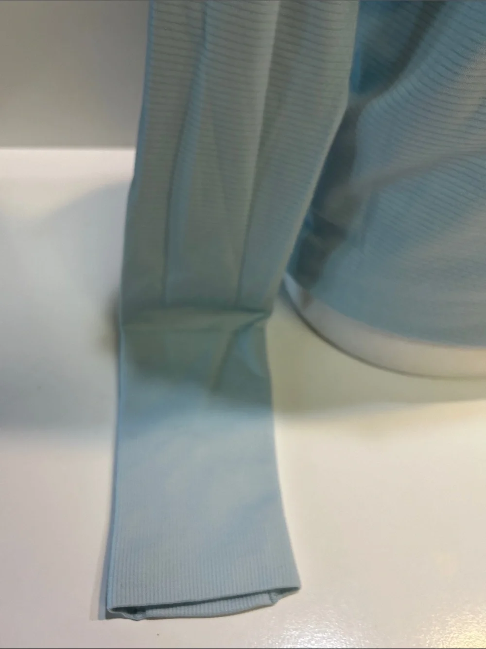 Lululemon Light Blue Long-Sleeve Performance Top